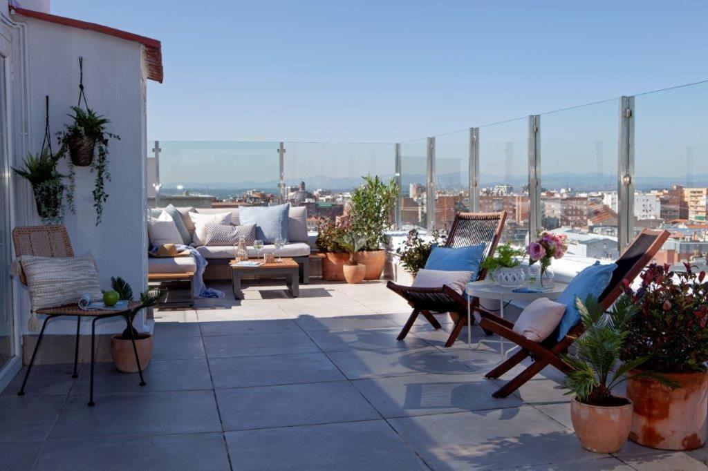 Wishome - Atico Con Espectacular Terraza En Bernabeu Мадрид Экстерьер фото